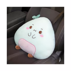 2021 Cartoon Poached Egg Plush Pillow Seat Belt Cover Waist Support Car - PW waistpillow