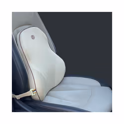 Knit Car Neck Pillow Seat Headrest Support Memory Foam Pillow Auto Headrest - 1pcs D back