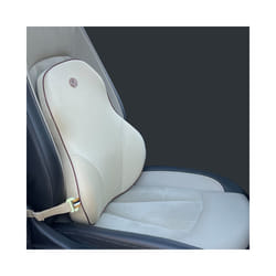 Knit Car Neck Pillow Seat Headrest Support Memory Foam Pillow Auto Headrest - 1pcs D back