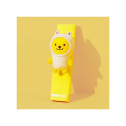 Car headrest car interior cute cartoon pillow neck pillow car decoration - yellow