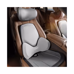 Car Headrest Waist Support Car Seat Neck Pillow Universal Neck Pillow - 1pcs Grey neck