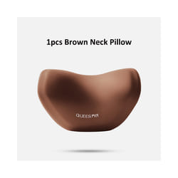 Car Headrest Waist Support Car Seat Neck Pillow Universal Neck Pillow - 1pcs Brown neck