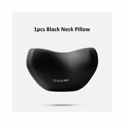 Car Headrest Waist Support Car Seat Neck Pillow Universal Neck Pillow - 1pcs Black neck
