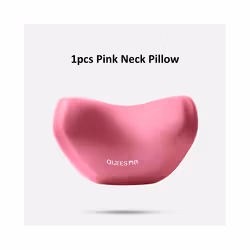 Car Headrest Waist Support Car Seat Neck Pillow Universal Neck Pillow - 1pcs Pink neck