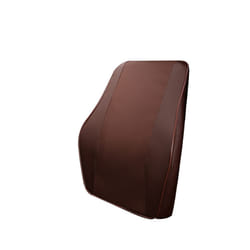 Car Headrest Pillow Pu Leather  Memory Foam Comfortable Neck Pillows Support - Coffee support