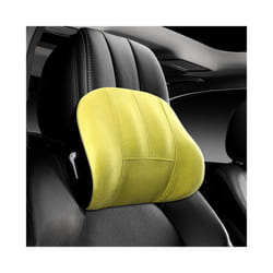 For Tesla Model 3 Y S X Car Seat Headrest Cushion Neck Pillow Backrest - Yellow Headrest