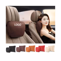 Car Headrest Neck Pillows Cushion Pillows Cushion For Cadillac ATS CTS - Headrest BLACK