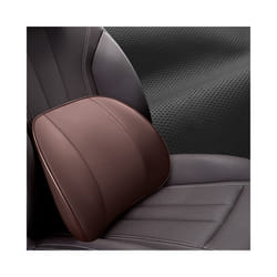 Car Headrest Pillow Car Lumbar Support Pillow Breathable Memory Foam Neck - 1pcs brown back