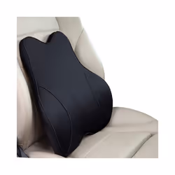 Car Lumbar Pillow Memory Foam Lumbar Support Cushion Car Low Back Pain - black lumbar