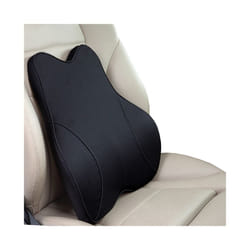 Car Lumbar Pillow Memory Foam Lumbar Support Cushion Car Low Back Pain - black lumbar