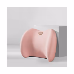 Car Pillow Headrest Neck Pillow Memory Foam Cervical Lumbar Support Car - lumbar support pink