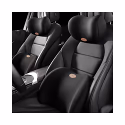Car Pillow Headrest Neck Pillow  Memory Foam Cervical Lumbar Support Car - lumbar support  pink