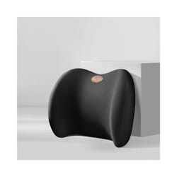 Car Pillow Headrest Neck Pillow  Memory Foam Cervical Lumbar Support Car - lumbar support black