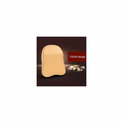 1PCS memory foam cute car seat headrest pillow solid for the neck rest - TZ039 Beige 1pcs