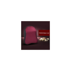 1PCS memory foam cute car seat headrest pillow solid for the neck rest - TZ039 Black red 1pcs