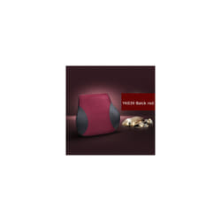 1PCS memory foam cute car seat headrest pillow solid for the neck rest - YK039 Black red 1pcs