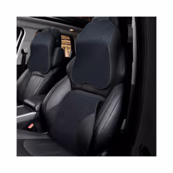 1PCS memory foam cute car seat headrest pillow solid for the neck rest - TZ039 Yellow 1pcs