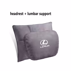 Top Quality Car Headrest Neck Support Seat Soft Neck Pillow for Lexus - brown 1PCS