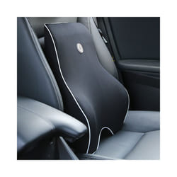Car Cushion Car Headrest  Neck Pillow Lumbar pillow Seat Support Waist - black back 1pc