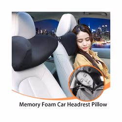 Car Headrest Neck Support Pillow Auto Seat Headrest Neck Pillow For Car - Navy Blue