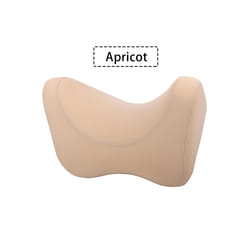 Car Headrest Neck Support Pillow Auto Seat Headrest Neck Pillow For Car - Apricot