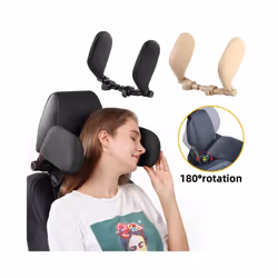 NEW Car Neck Headrest Pillow Cushion Car Seat Memory Foam Pad Sleep Side - A