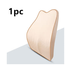 Memory Foam Car Seat Support Waist Cushion Automobile Slow Rebound Headrest - 1pc back
