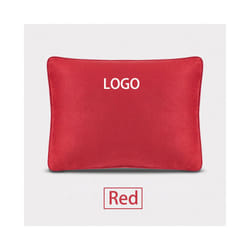 Car Headrest Neck Pillows Cushion Pillows Cushion For Cadillac ATS CTS - Waist Pillow RED