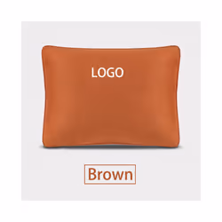 Car Headrest Neck Pillows Cushion Pillows Cushion For Cadillac ATS CTS - Waist Pillow brown