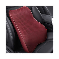Car Neck Headrest Pillow Cushion Auto Seat Head Support Protector Automobiles - 1pcs red back