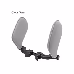 Car Seat Headrest Neck Pillow Travel Cushion For Sleep Car Pillow Neck - Cloth Gray