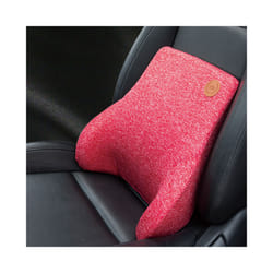 Universal  Car Neck Pillow Adjustable Headrest For Office Chair Cushion - 1Waist Rest Red