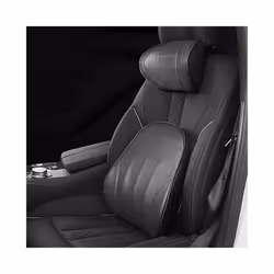 For Tesla Model 3 Y S X Neck Pillow Adjustable strap Neck Headrest Washable - Black Pillow