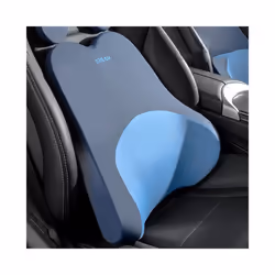 Car Lumbar Support Headrest Neck Pillow Universal Soft Neck Cushion Auto - Blue-Waist pillow