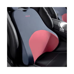 Car Lumbar Support Headrest Neck Pillow Universal Soft Neck Cushion Auto - Pink-Waist pillow