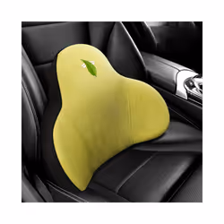 For Tesla Model 3 Y S X Car Seat Headrest Cushion Neck Pillow Backrest - Yellow Backrest