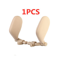 Car Seat Headrest Pillow,Premium seat held Pillow, 180 Degree Adjustable - light yellow
