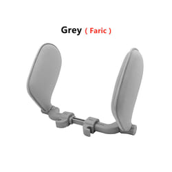 Car Neck Headrest Pillow Cushion Car Seat Memory Foam Pad Sleep Side Head - Cloth Grey