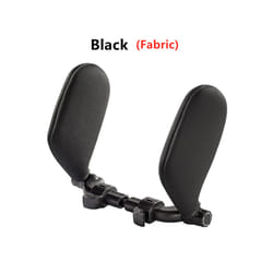 Car Neck Headrest Pillow Cushion Car Seat Memory Foam Pad Sleep Side Head - Cloth Black