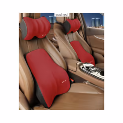 Car Driver Pillow Space Memory Foam Car Lumbar Support Back Cushion Car - set-rd