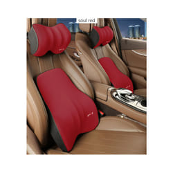 Car Driver Pillow Space Memory Foam Car Lumbar Support Back Cushion Car - set-rd