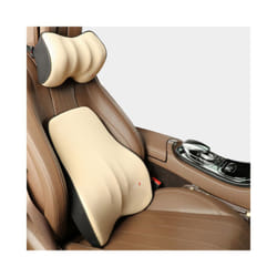 Car Driver Pillow Space Memory Foam Car Lumbar Support Back Cushion Car - set-bg