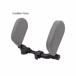 Car Seat Headrest Pillow Neck Support Pillow For Car Sleep Side Head Support - Leather Gray