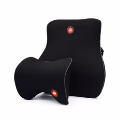 Car Headrest Neck Lumbar Support Pillow Cushion with Adjustable Strap - 21