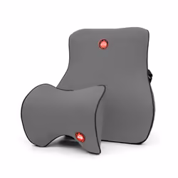 Car Headrest Neck Lumbar Support Pillow Cushion with Adjustable Strap - 24