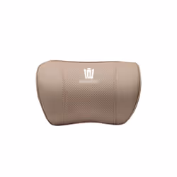 Car Neck Pillow Memory Foam Lumbar Support Waist Pillow Seat Headrest - Neck-Beige