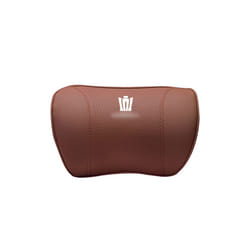 Car Neck Pillow Memory Foam Lumbar Support Waist Pillow Seat Headrest - Neck-Brown