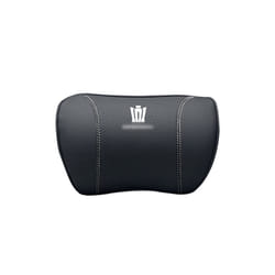 Car Neck Pillow Memory Foam Lumbar Support Waist Pillow Seat Headrest - Neck-Black