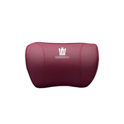 Car Neck Pillow Memory Foam Lumbar Support Waist Pillow Seat Headrest - Neck-Wine Red