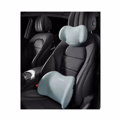 Memory Cotton Car Neck Headrest Pillow Car Accessories Cushion Auto Seat - 1 set light green